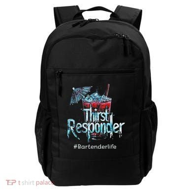 Thirst Response Responder Funny Bartender Mixologists Backpack