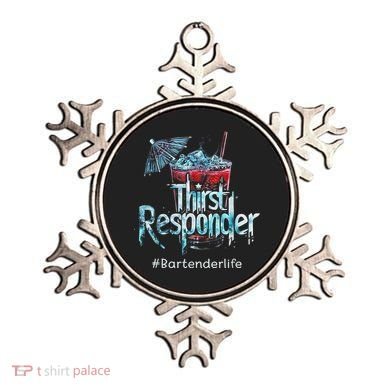 Thirst Response Responder Funny Bartender Mixologists Ornament