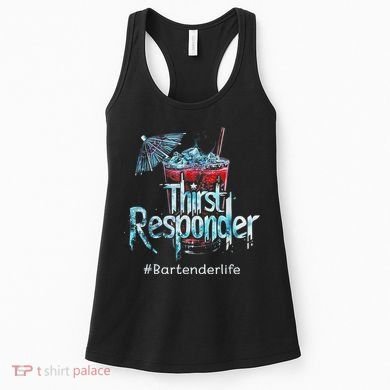 Thirst Response Responder Funny Bartender Mixologists Women's Tank Top