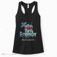 Thirst Response Responder Funny Bartender Mixologists Women's Tank Top thumb 0