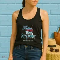 Thirst Response Responder Funny Bartender Mixologists Women's Tank Top thumb 2