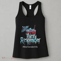 Thirst Response Responder Funny Bartender Mixologists Women's Tank Top thumb 3