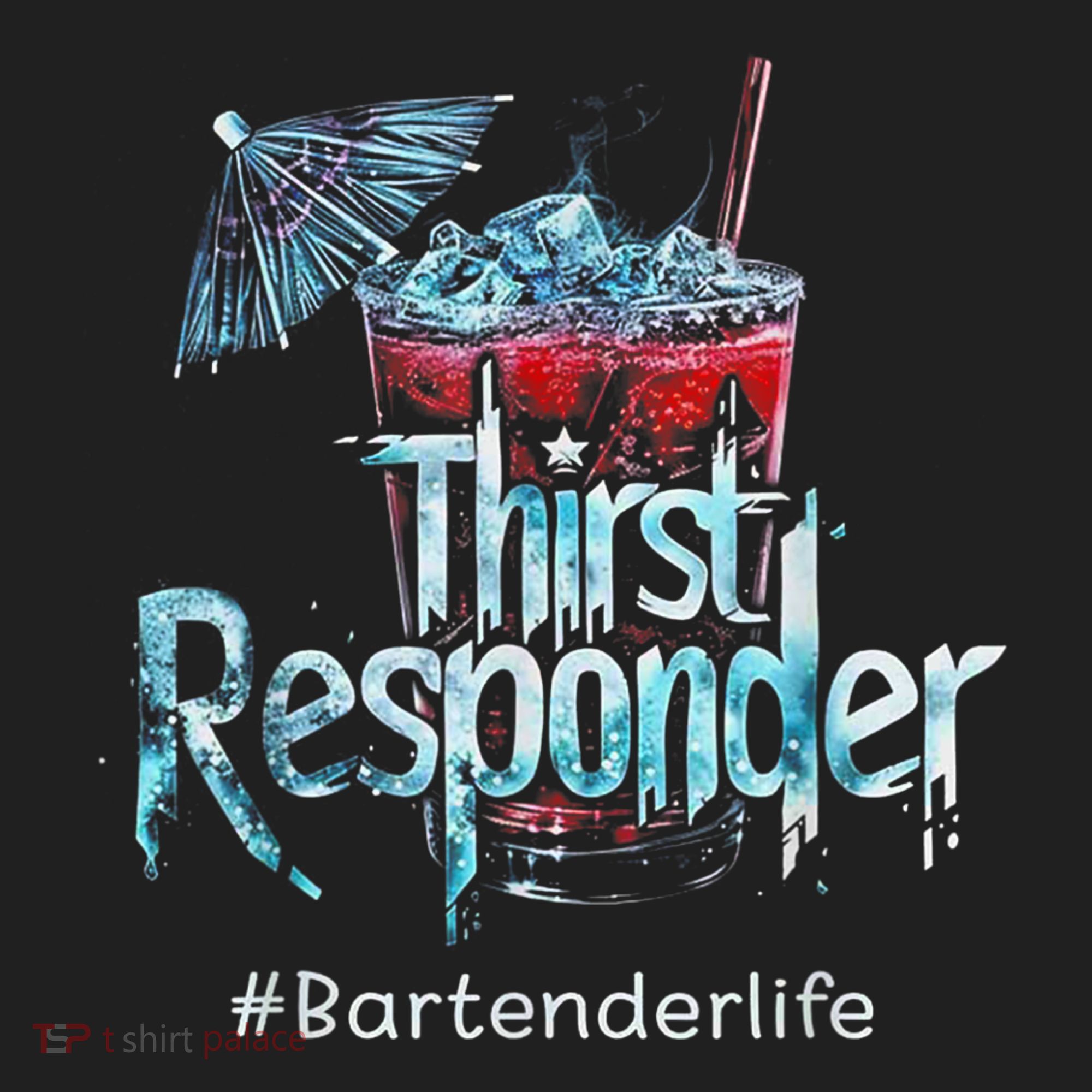 Thirst Response Responder Funny Bartender Mixologists Hat