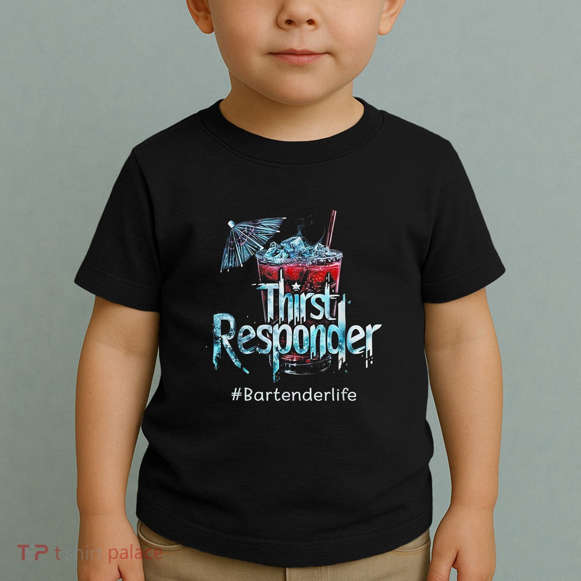 Thirst Response Responder Funny Bartender Mixologists Toddler T-Shirt