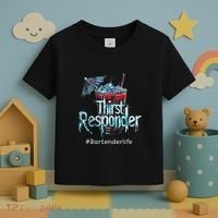 Thirst Response Responder Funny Bartender Mixologists Toddler T-Shirt thumb 3