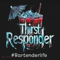 Thirst Response Responder Funny Bartender Mixologists Women's Long Sleeve Shirt thumb 2