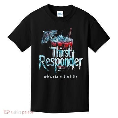 Thirst Response Responder Funny Bartender Mixologists Kids T-Shirt