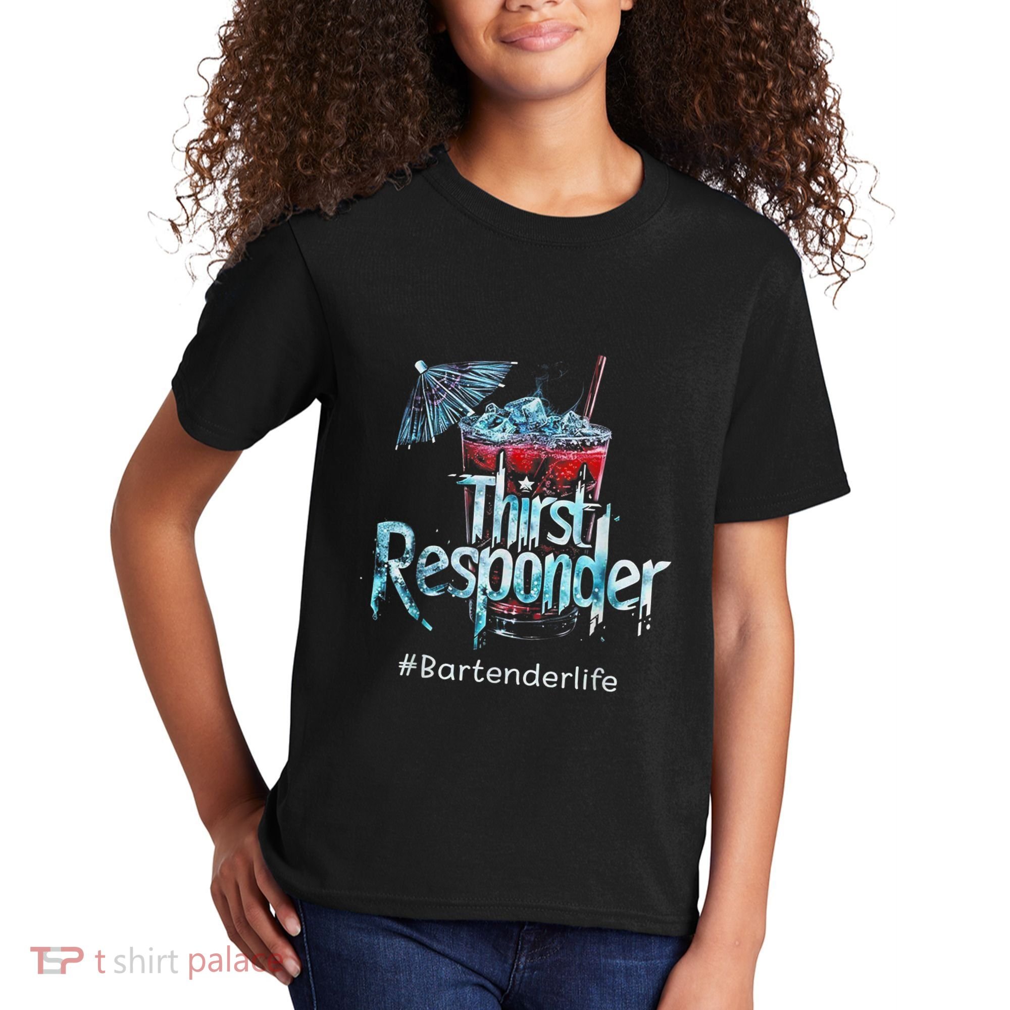 Thirst Response Responder Funny Bartender Mixologists Kids T-Shirt