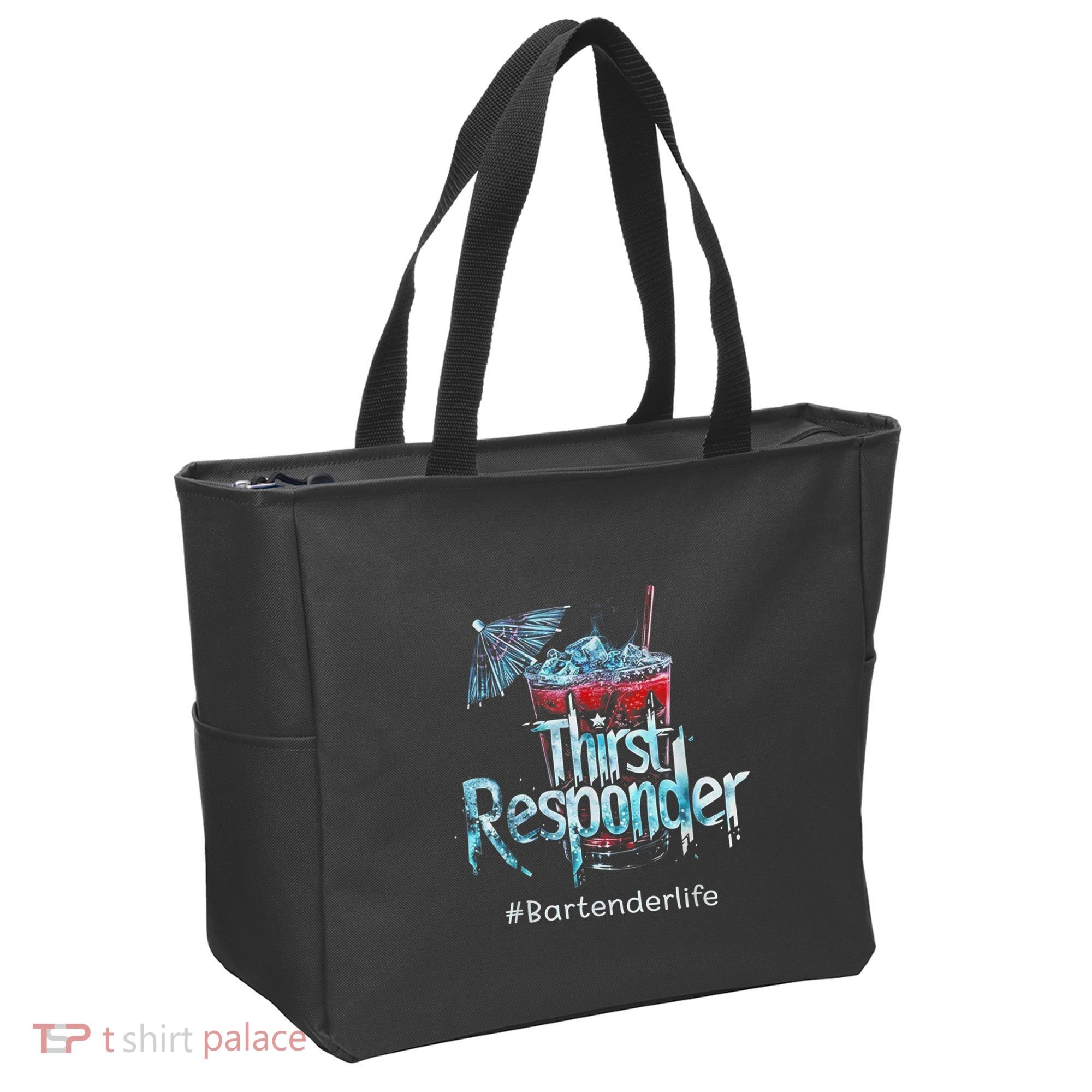 Thirst Response Responder Funny Bartender Mixologists Tote Bag