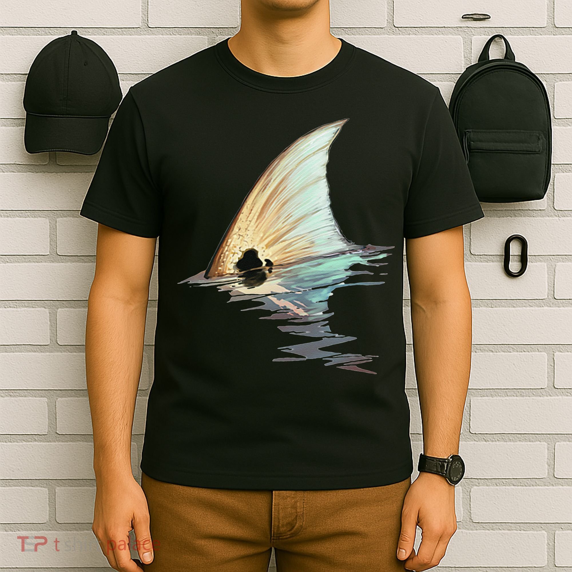 Tailing Redfish Redfish Tail Red Drum Fish T-Shirt