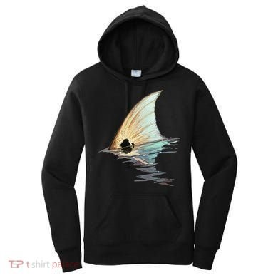 Tailing Redfish Redfish Tail Red Drum Fish Women's Hoodie