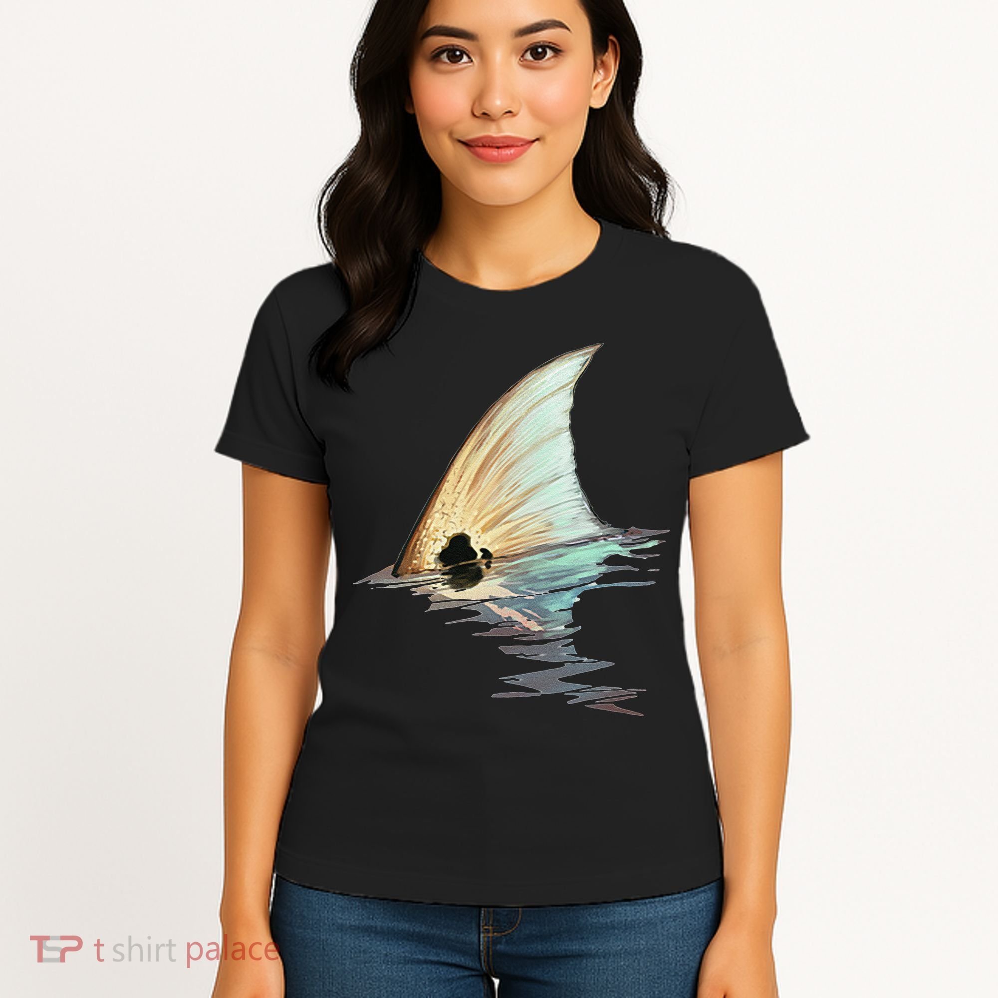 Tailing Redfish Redfish Tail Red Drum Fish Women's T-Shirt