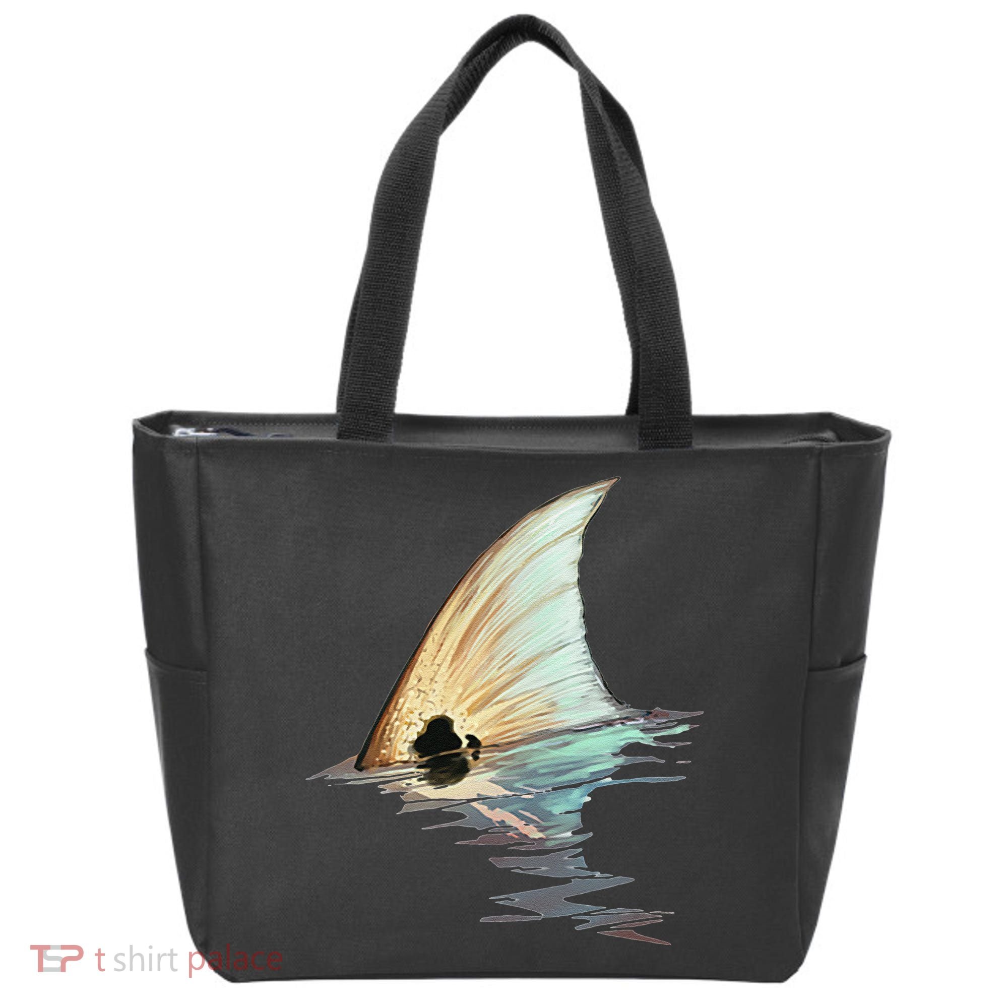 Tailing Redfish Redfish Tail Red Drum Fish Tote Bag