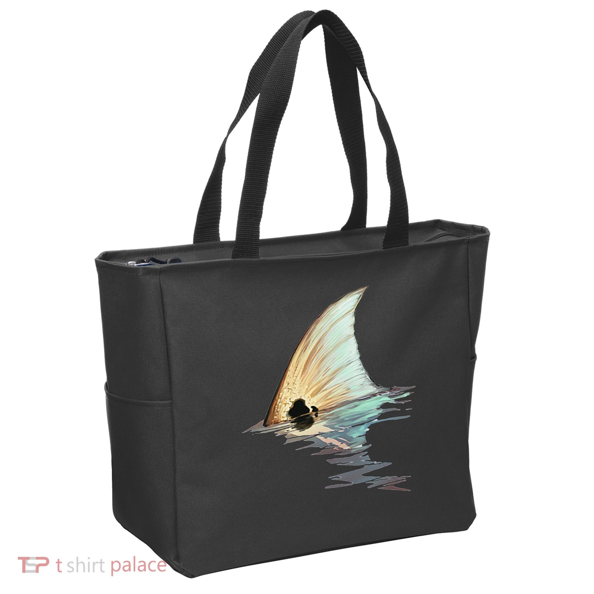 Tailing Redfish Redfish Tail Red Drum Fish Tote Bag