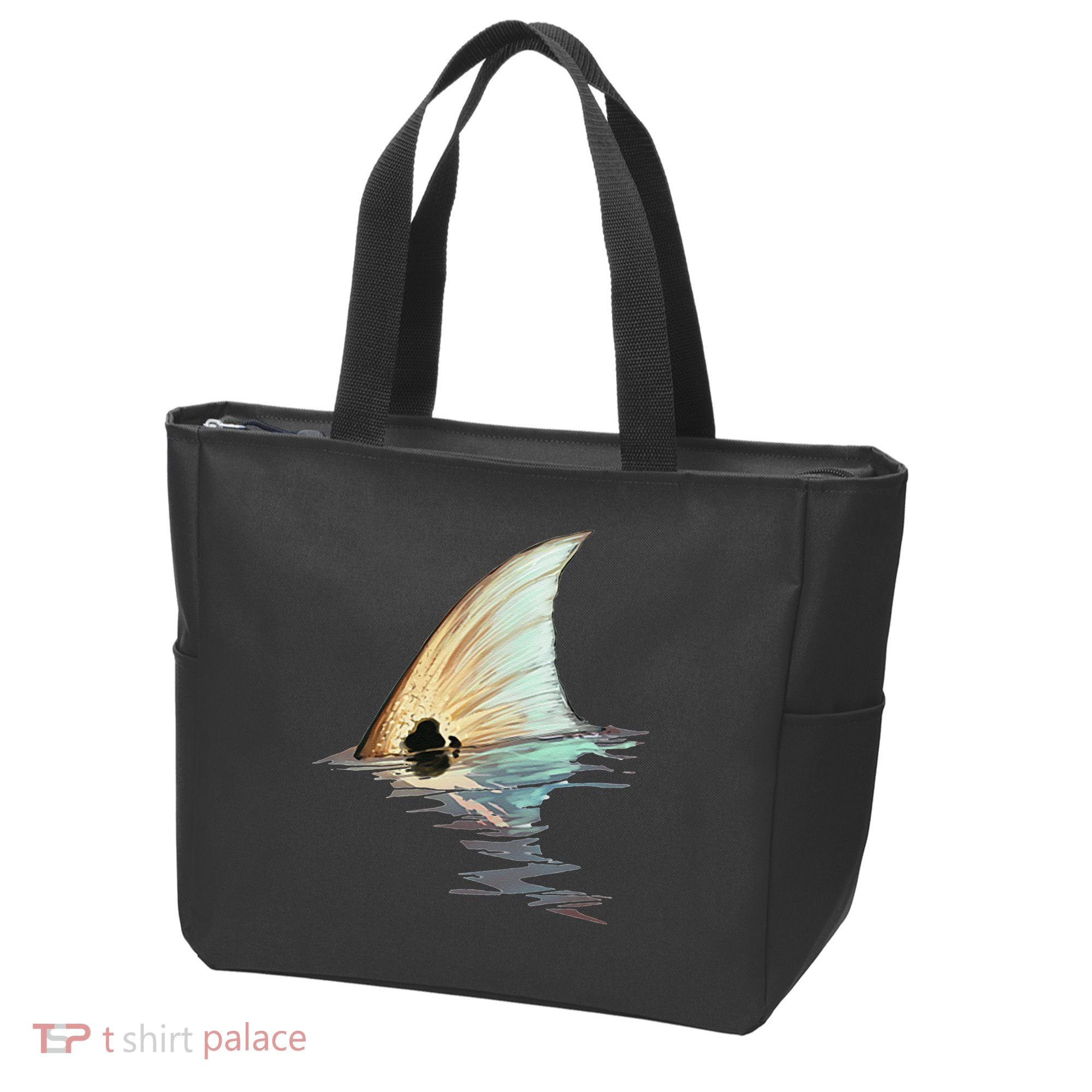 Tailing Redfish Redfish Tail Red Drum Fish Tote Bag