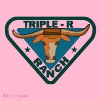 Triple R Ranch Western Cowboy Cowgirl Coaster thumb 2