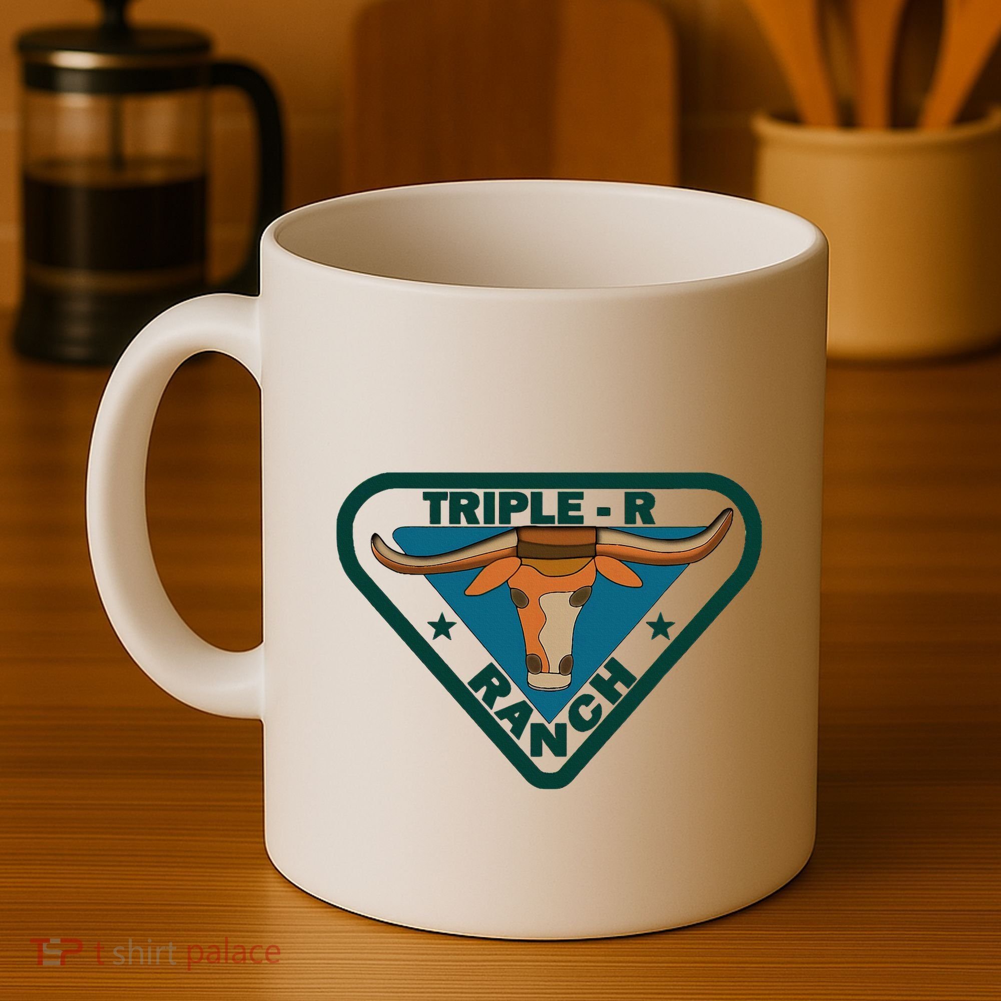 Triple R Ranch Western Cowboy Cowgirl Coffee Mug