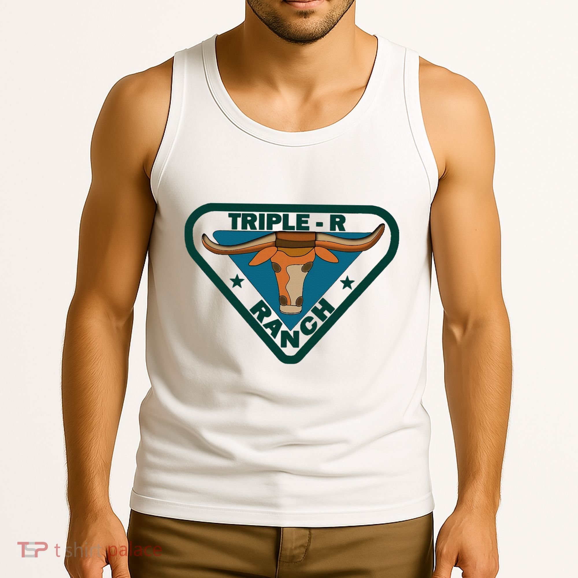 Triple R Ranch Western Cowboy Cowgirl Tank Top