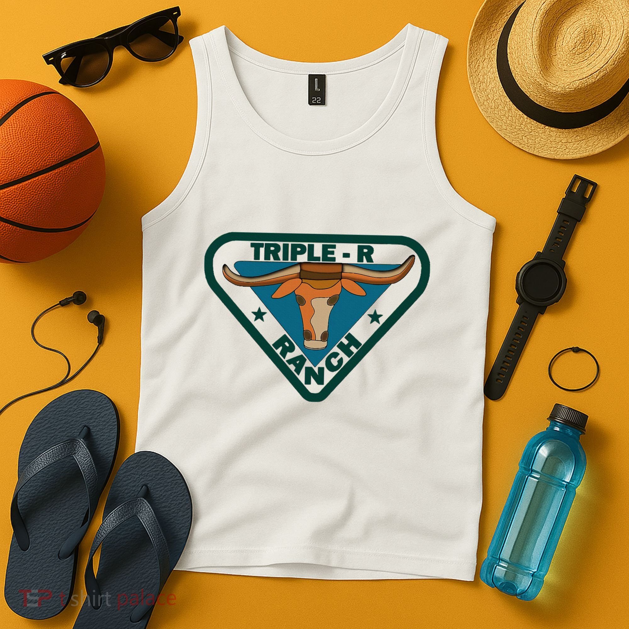 Triple R Ranch Western Cowboy Cowgirl Tank Top