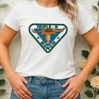 Triple R Ranch Western Cowboy Cowgirl Women's T-Shirt thumb 2