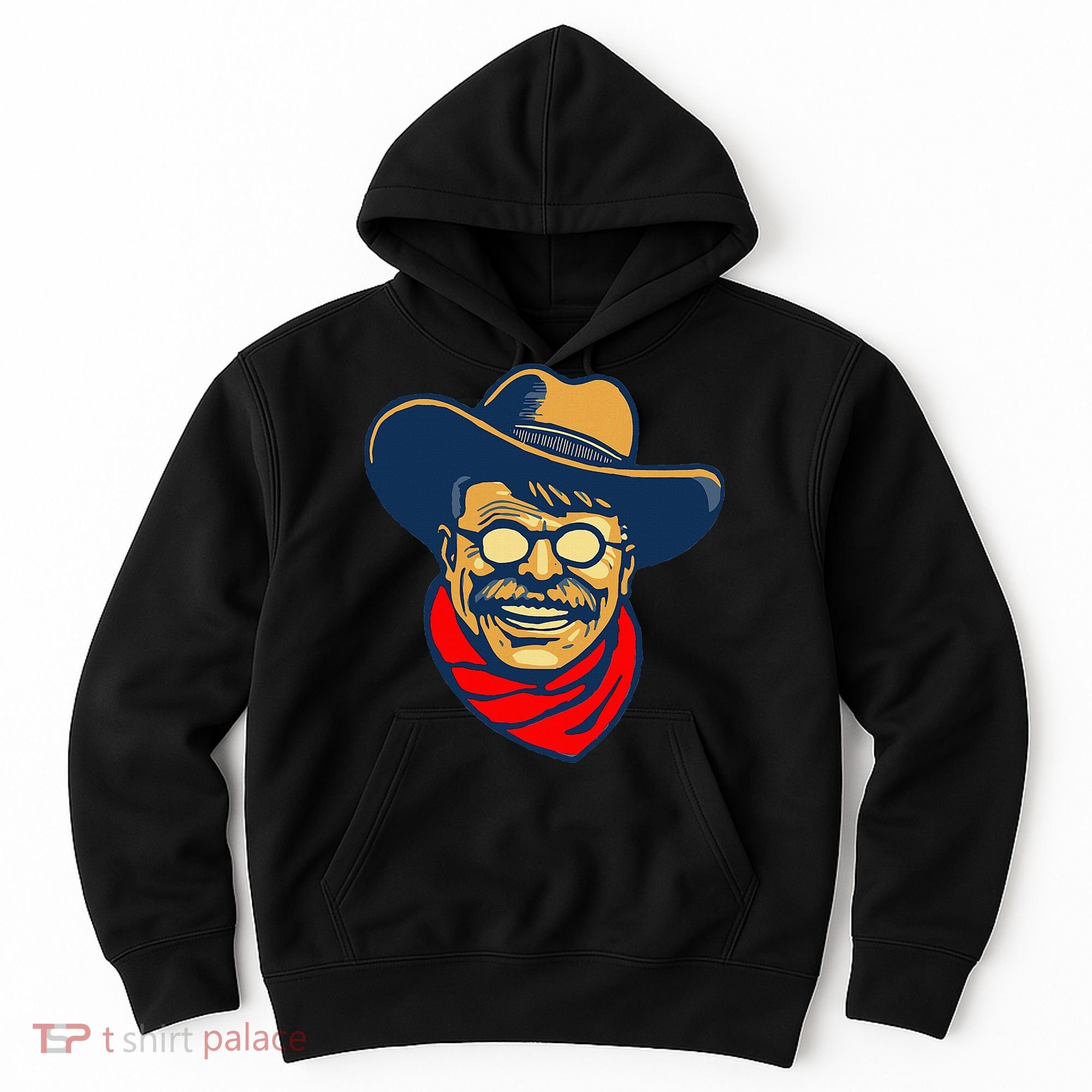 Teddy Roosevelt Rough Rider American National Parks Retro Hoodie