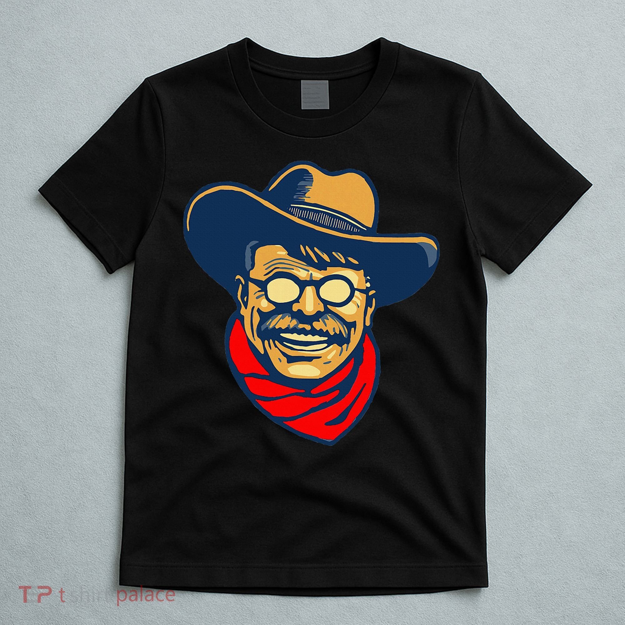 Teddy Roosevelt Rough Rider American National Parks Retro T-Shirt