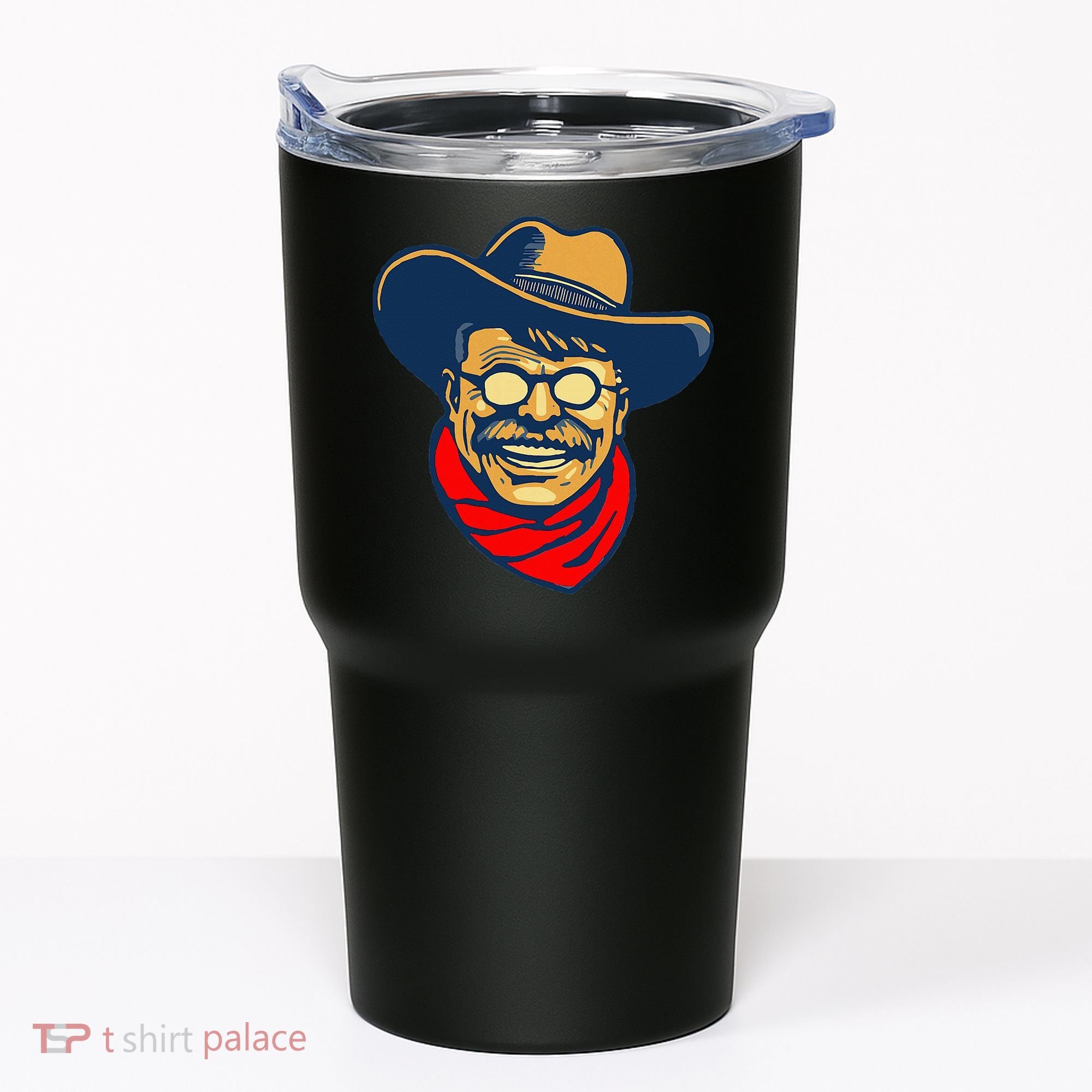 Teddy Roosevelt Rough Rider American National Parks Retro Tumbler