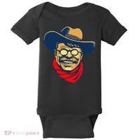 Teddy Roosevelt Rough Rider American National Parks Retro Baby Bodysuit thumb 0