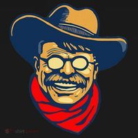 Teddy Roosevelt Rough Rider American National Parks Retro Kids Long Sleeve Shirt thumb 2