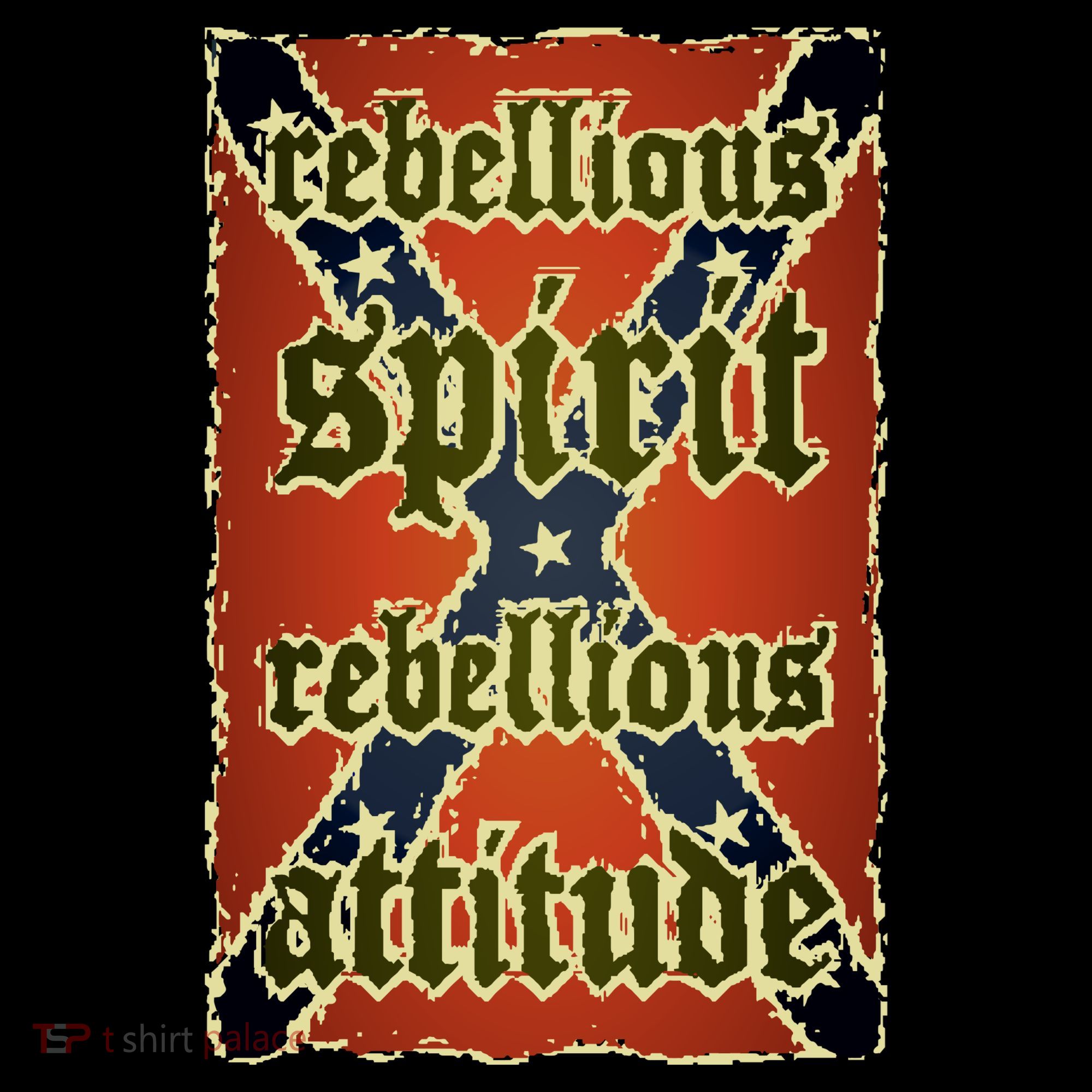 Texas Rebellious Spirit Attitude Long Sleeve Shirt