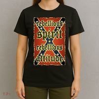 Texas Rebellious Spirit Attitude T-Shirt thumb 4