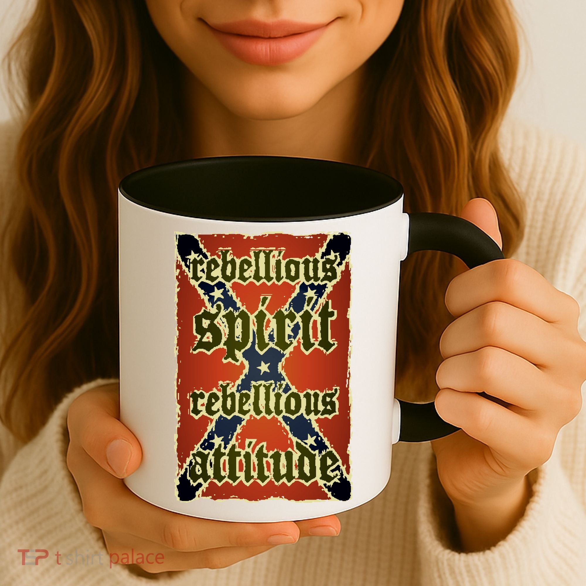 Texas Rebellious Spirit Attitude Coffee Mug