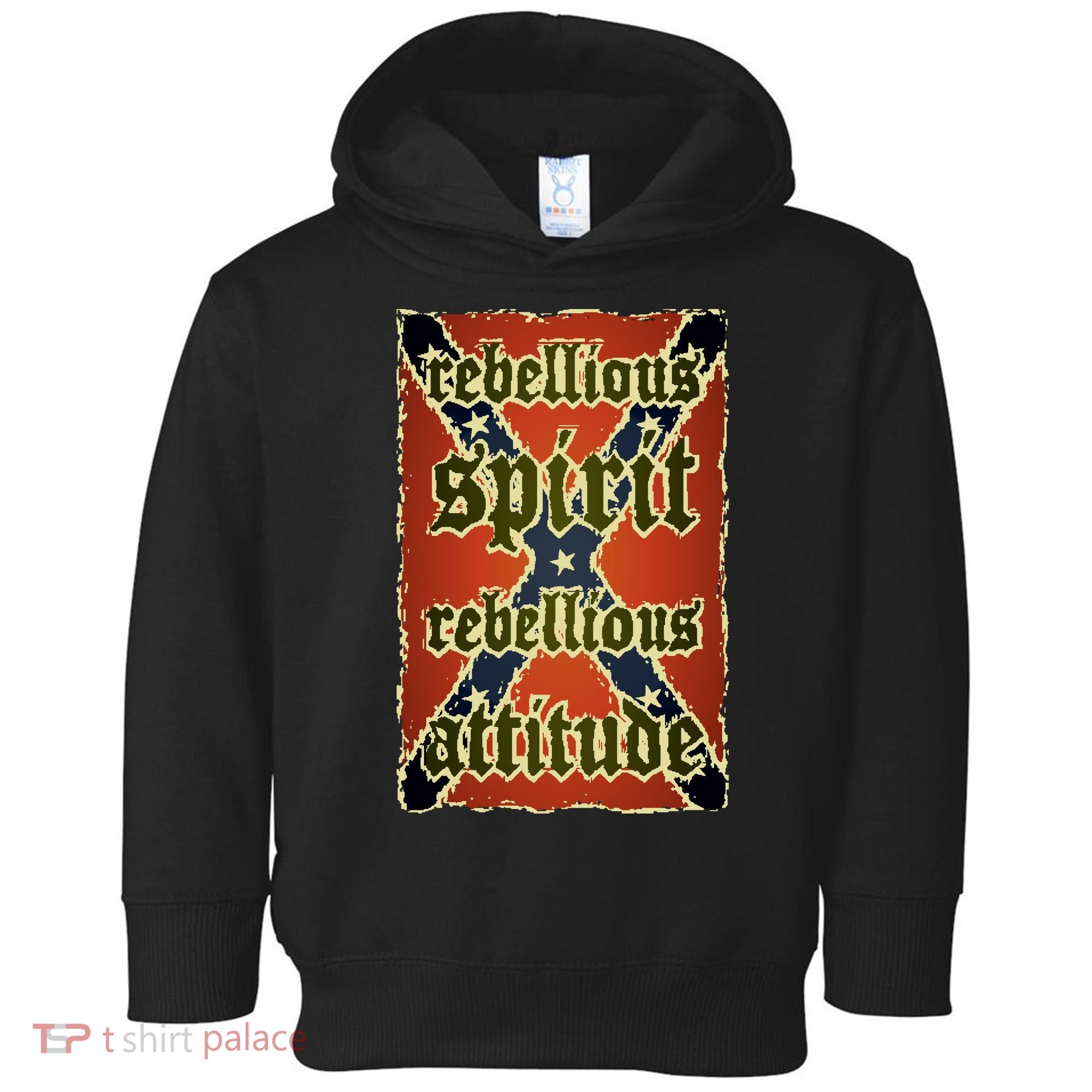 Texas Rebellious Spirit Attitude Toddler Hoodie