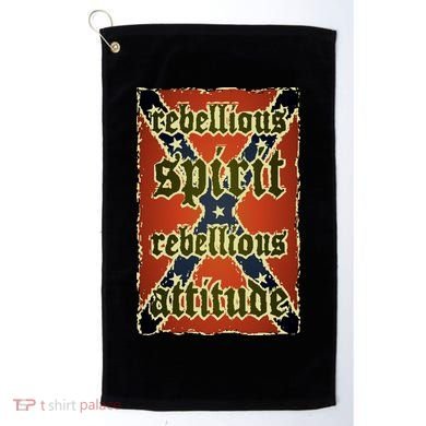 Texas Rebellious Spirit Attitude Golf Towel
