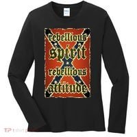 Texas Rebellious Spirit Attitude Women's Long Sleeve Shirt thumb 0