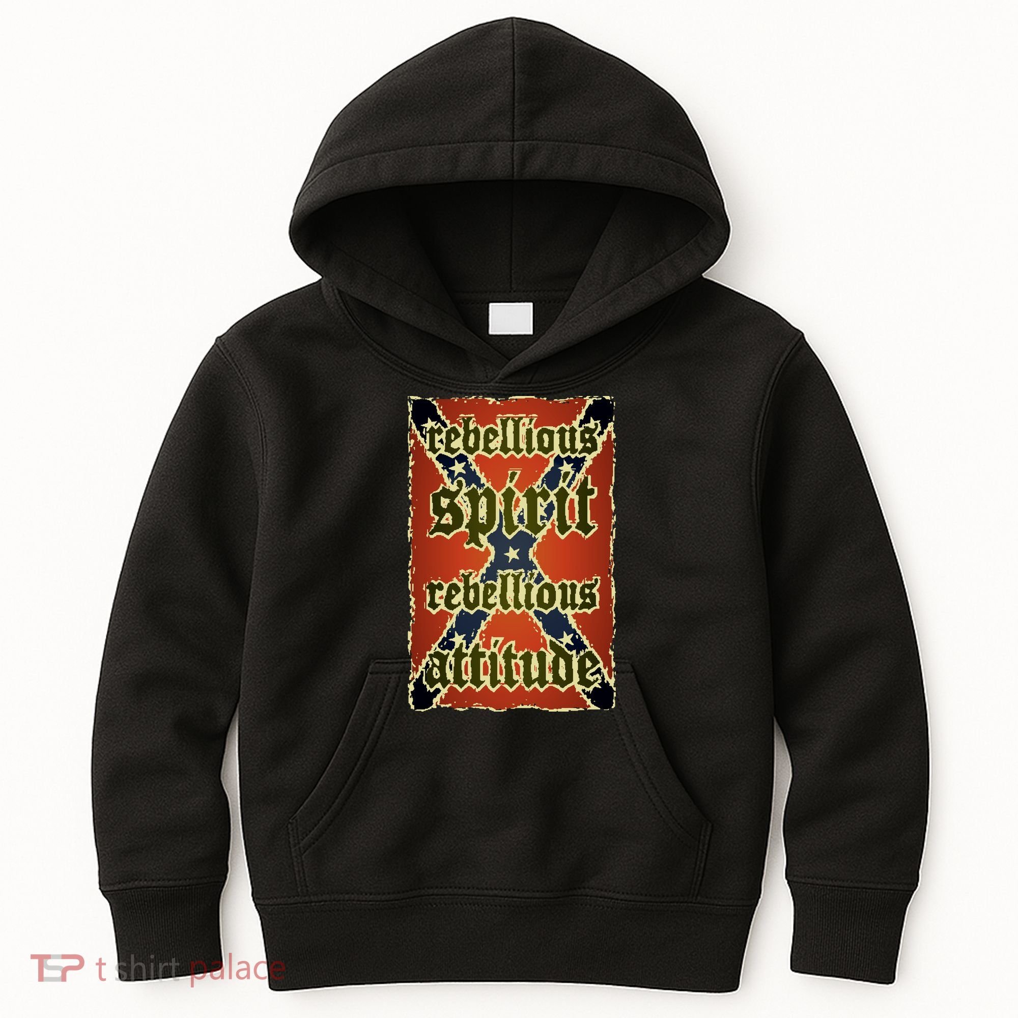 Texas Rebellious Spirit Attitude Kids Hoodie