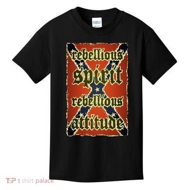 Texas Rebellious Spirit Attitude Kids T-Shirt