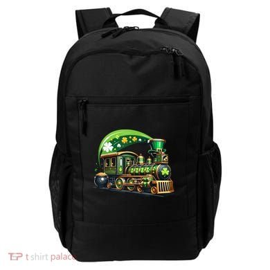 Train Railroad St Patricks Day Train Backpack