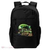 Train Railroad St Patricks Day Train Backpack thumb 0