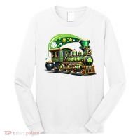 Train Railroad St Patricks Day Train Long Sleeve Shirt thumb 0