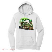 Train Railroad St Patricks Day Train Women's Hoodie thumb 0