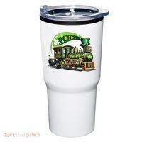 Train Railroad St Patricks Day Train Tumbler thumb 0