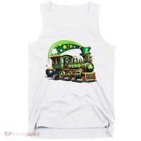 Train Railroad St Patricks Day Train Tank Top thumb 0