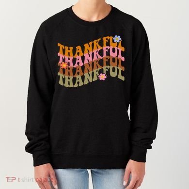 Thankful Retro Sunflower Cute Gift Women's Sweatshirt