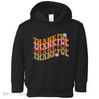 Thankful Retro Sunflower Cute Gift Toddler Hoodie thumb 0