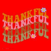Thankful Retro Sunflower Cute Gift Santa Hat thumb 1