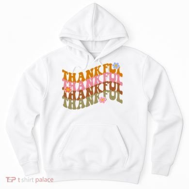 Thankful Retro Sunflower Cute Gift Hoodie