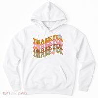 Thankful Retro Sunflower Cute Gift Hoodie thumb 0