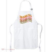 Thankful Retro Sunflower Cute Gift Apron thumb 0
