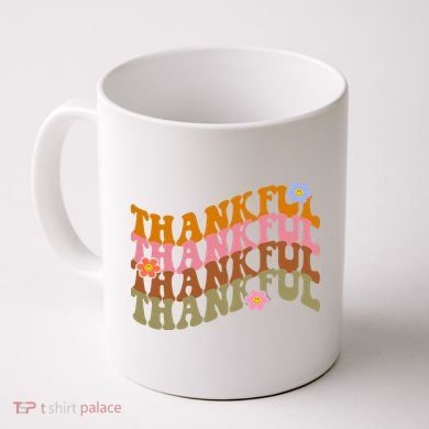 Thankful Retro Sunflower Cute Gift Coffee Mug